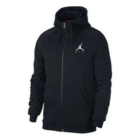 Air Jordan hooded Zipper Sports Jacket Black 939998-010