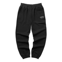(WMNS) Skechers Letter Printed Tapered Casual Pant 'Black' L322W049