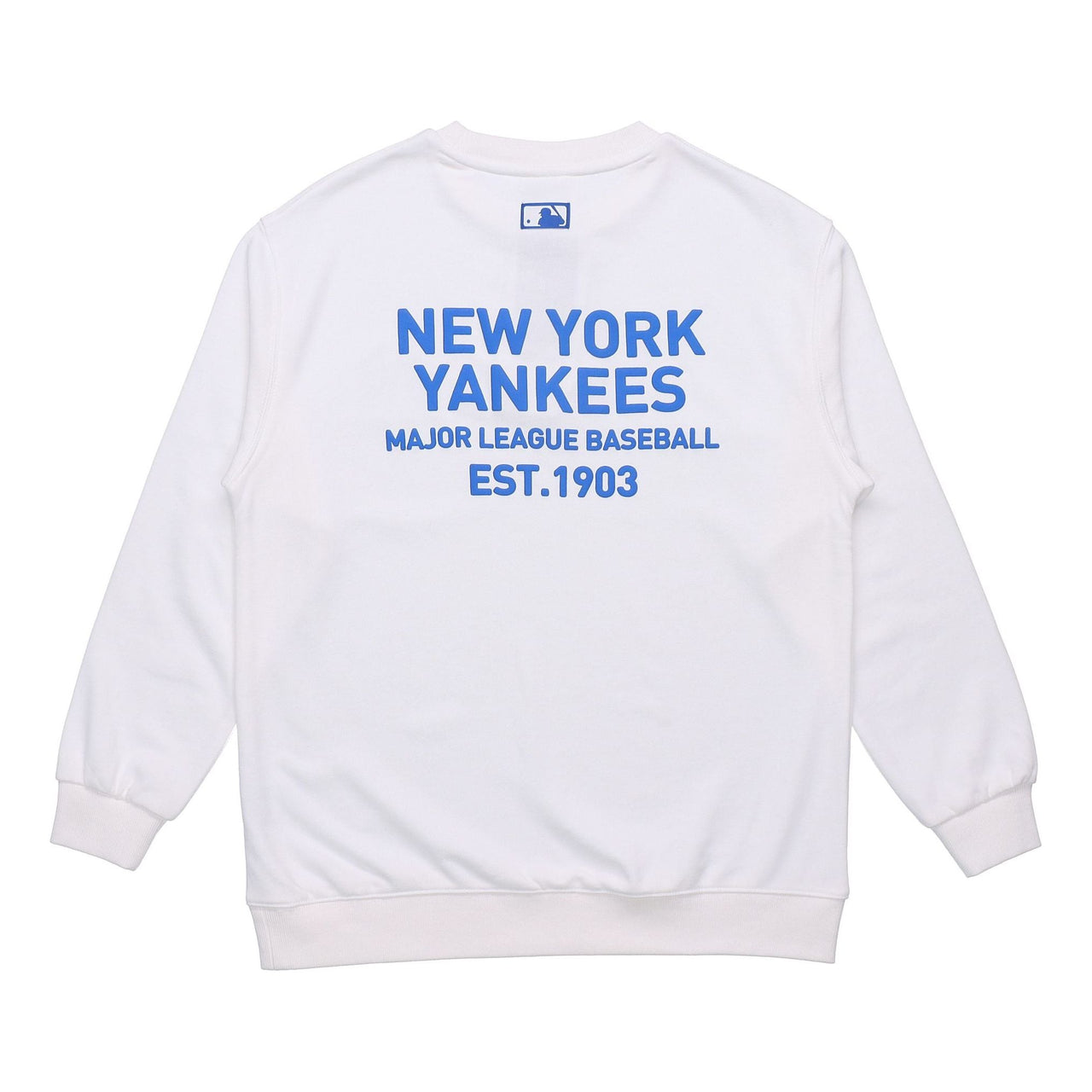 MLB New York Yankees Printing Logo Sports Long-Sleeve Fleece Unisex White 31MT21011-50I