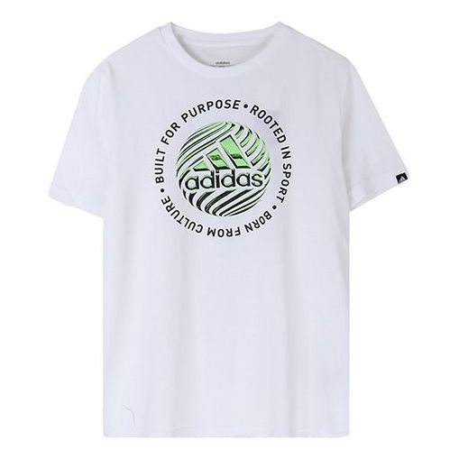 adidas HYPRRL SLGN T Sports Training Short-sleeve Tee Men White GD5884