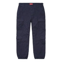 Supreme FW19 Week 2 Cargo Pant Bundle Feet Multiple Pockets Pants Unisex Navy Blue SUP-FW19-318