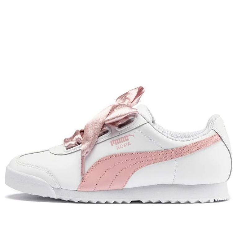 (WMNS) PUMA Roma Heart Metallic 'White Pink' 370401-01