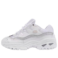 (WMNS) Skechers D'lites White/Silver 13415-WSL