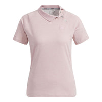 (WMNS) adidas Go-To Polo Shirt Asia Sizing 'Pink' H64658