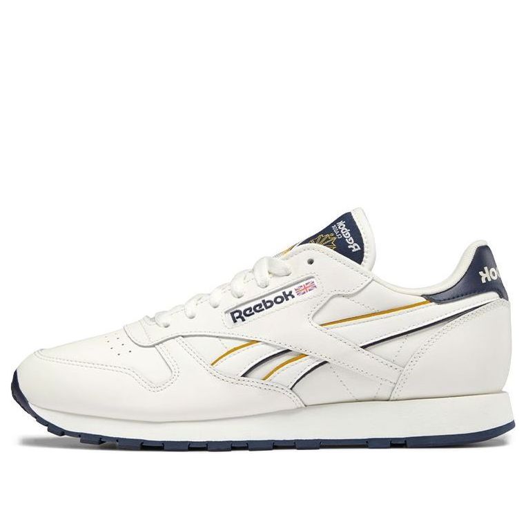Reebok Classic Leather Breathable Wear-Resistant Shoes/Sneakers Unisex Creamy White GZ7338