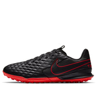(GS) Nike Jr. Tiempo Legend 8 Academy TF Turf 'Black Red' AT5736-060