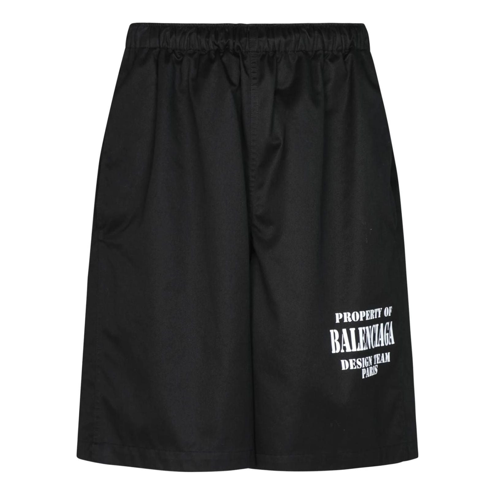 Balenciaga Property Of Logo Shorts 'Black' 704718TKP241000