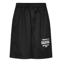 Balenciaga Property Of Logo Shorts 'Black' 704718TKP241000