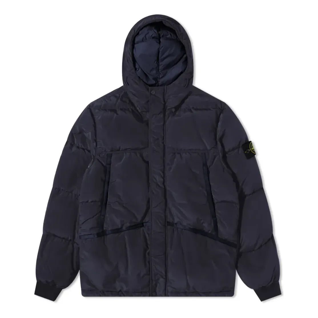 STONE ISLAND Nylon Badge Logo Down Jacket 'Ink' 751544508-V0026