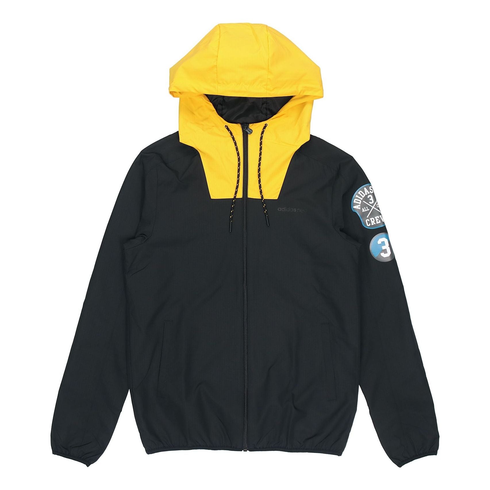 Men's adidas neo SV WB Sports Black Jacket FK5816
