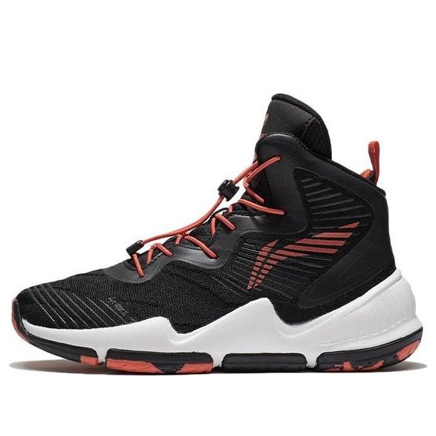 (GS) Li-Ning Strike Mid 'Black Orange' YKBP006-7