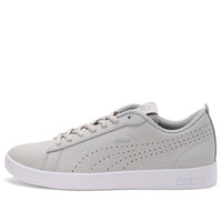 (WMNS) PUMA Smash Perf Leather Casual Sneakers Grey/White 365216-12
