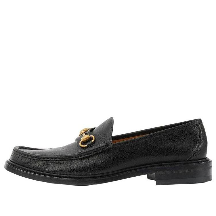 Gucci Loafer with Horsebit 'Black Leather' 723562-U7J00-1000