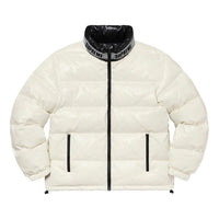 Supreme Shiny Reversible Puffy Jacket 'White Black' SUP-SS20-163