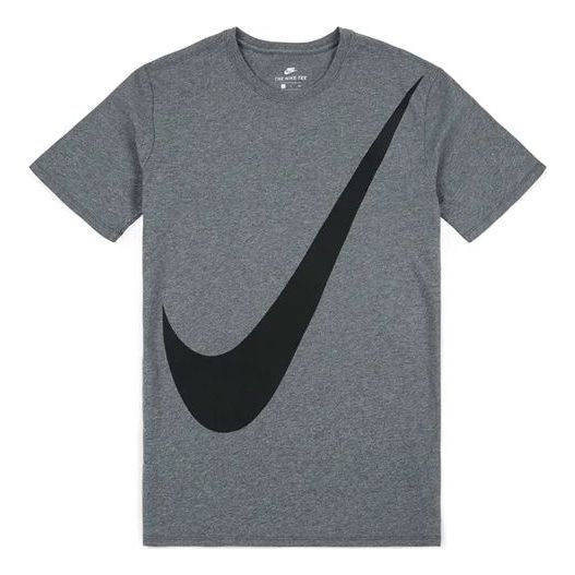 Nike Hybrid 1 Large Logo Short Sleeve Gray 891871-071