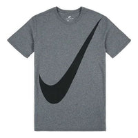 Nike Hybrid 1 Large Logo Short Sleeve Gray 891871-071