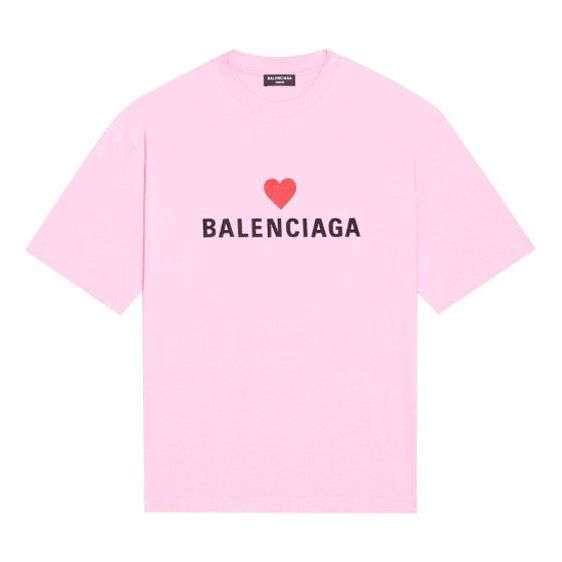 Balenciaga Qixi T-Shirt 'Pink' 612966TLVC31401