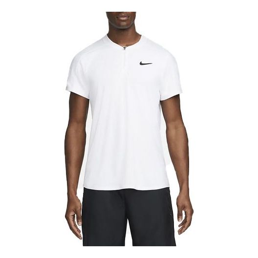 Men's Nike Solid Color Logo Printing Round Neck Pullover Short Sleeve White T-Shirt DA4322-100