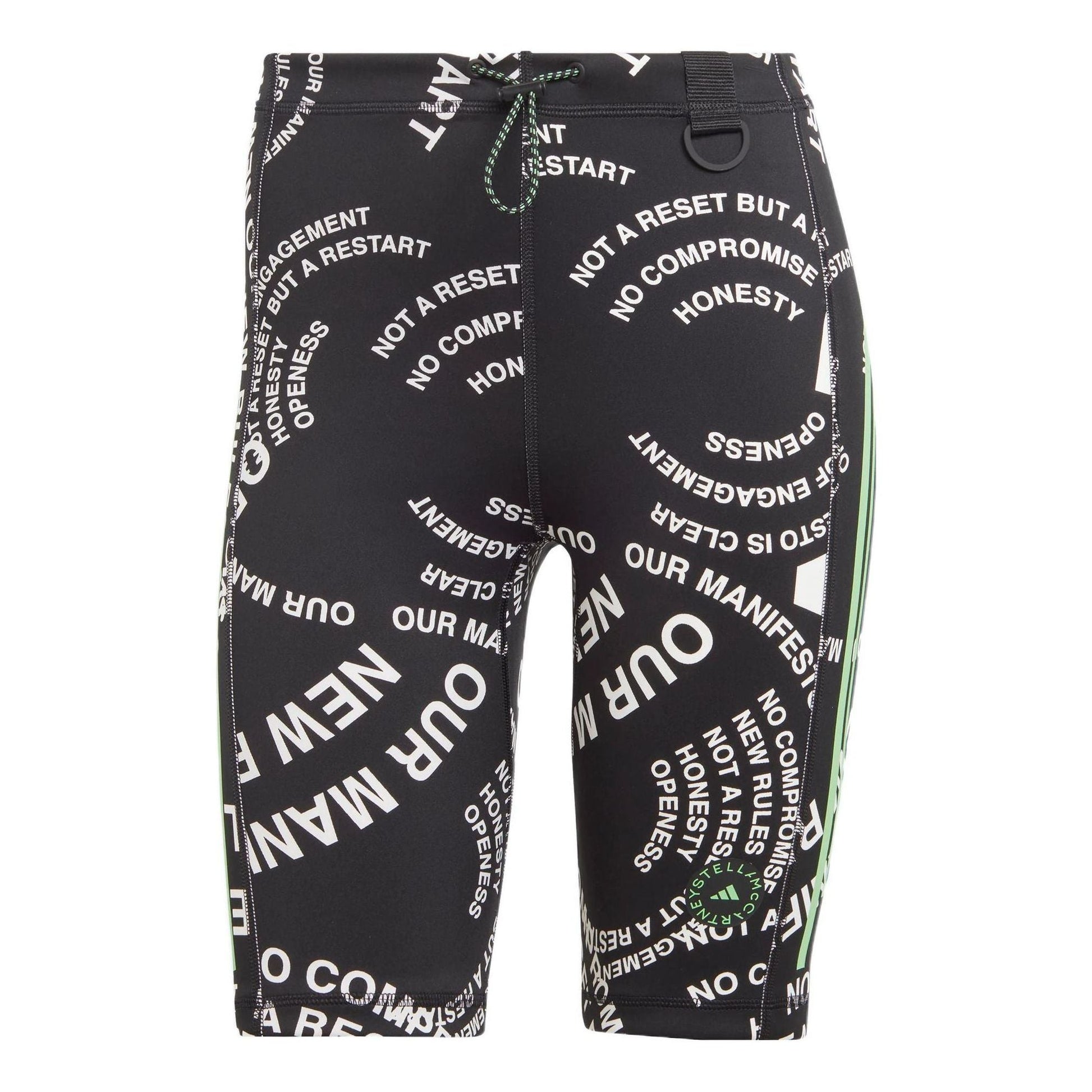 (WMNS) adidas by Stella McCartney TrueCasuals Scuba Short 'Black White' HR4402