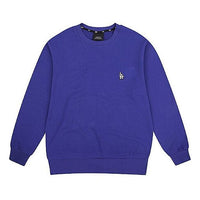 MLB Los Angeles Dodgers Classic Loose Small Logo Round Neck Long Sleeves Unisex Blue 31MT02941-07U