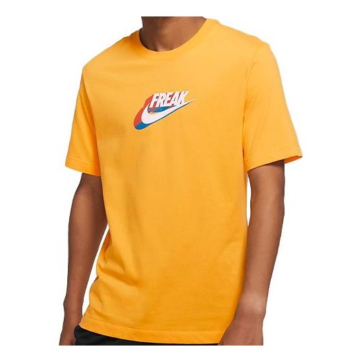 Nike Giannis Swoosh Freak T-Shirt 'Gold' CV1096-739