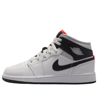(GS) Air Jordan 1 Mid 'Summit White Infrared Black' DQ8423-109