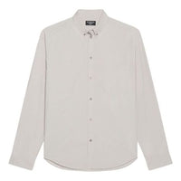 Balenciaga Cotton Shirt Large Fit 'Cement Grey' 681688TKM102967
