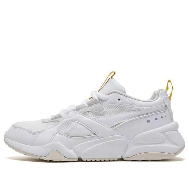 (WMNS) PUMA Nova 2 Low Top Running Shoes White 370957-02
