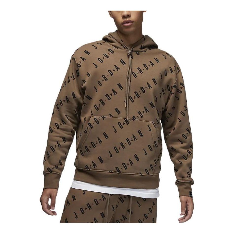 Air Jordan Fleece Pullover Hoodie 'Brown' DV7640-274