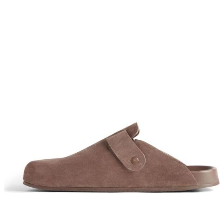 (WMNS) Balenciaga Sunday Mules 'Light Brown Suede Calfskin' 761284WCGA12010