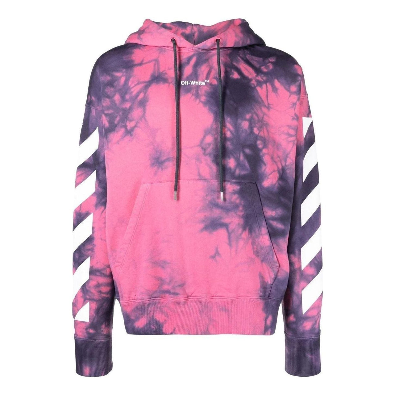 Off-White Arrows tie-dye Hoodie 'Pink' OMBB085F22FLE0103401