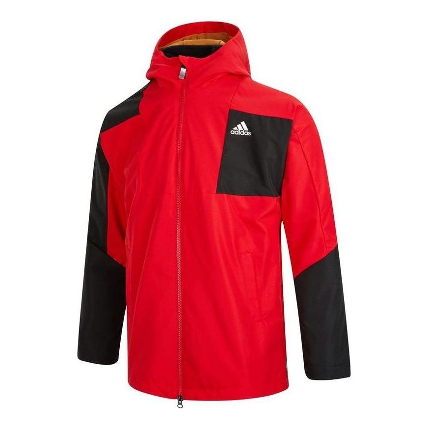 (GS) adidas CNY 2-In-1 Jacket Asia Sizing 'Red Black' HC2731