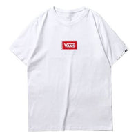 Men's Vans Ap To The Max SS Tee Printing Logo Short Sleeve White VN0A4P4WWHT