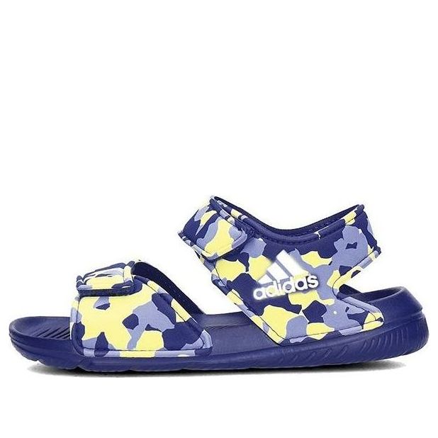 (PS) adidas Altaswim Cozy Wear-Resistant Blue Sandals 'Blue Yellow' DA9663