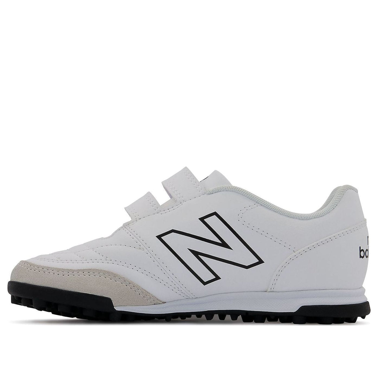 (GS) New Balance 442V2 V TF JNR Wide 'White Black' JS4VTWT2