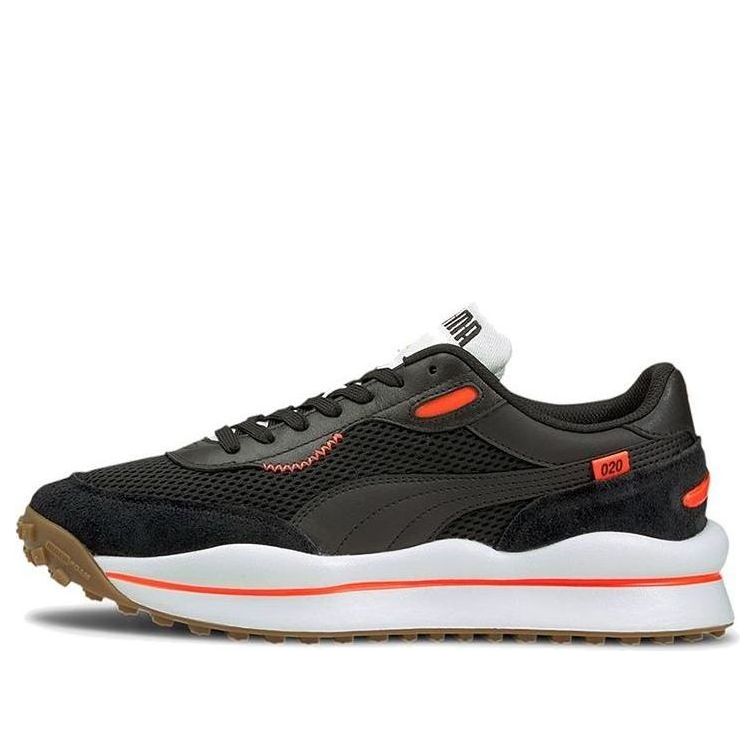 PUMA Style Rider Warm Texture Black/White/Orange Low sneakers 373382-07