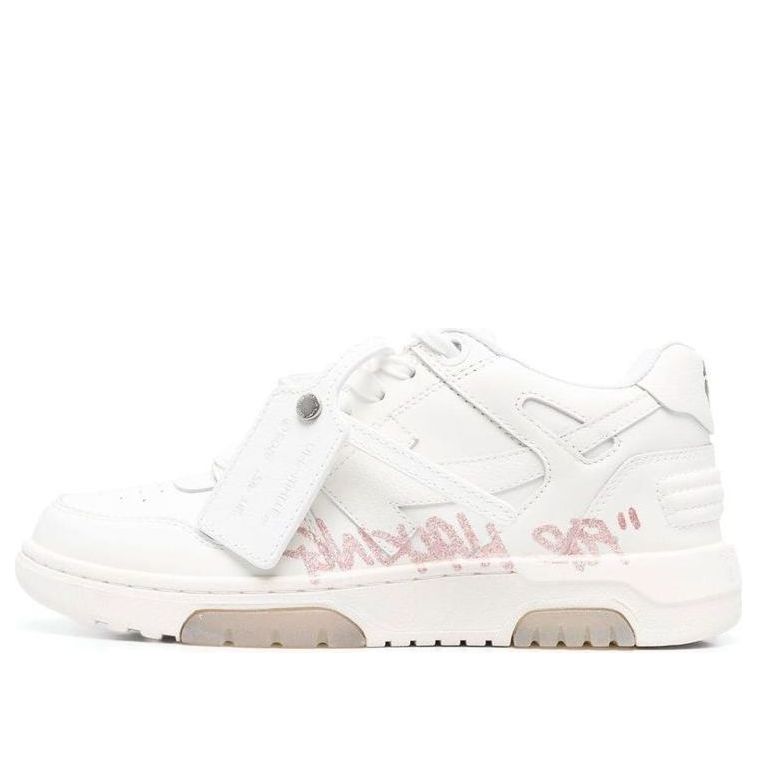 (WMNS) Off-White Out Of Office Low-Top For Walking Sneaker 'White Pink' OWIA259S22LEA0050121