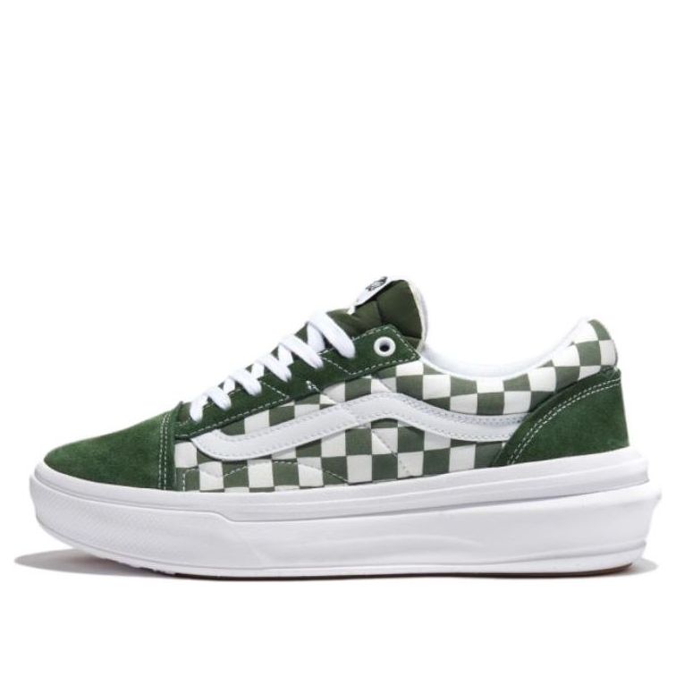 Vans Comfycush Checkerboard Old Skool Overt Cc Skate Shoes 'Green' VN000BWABXU
