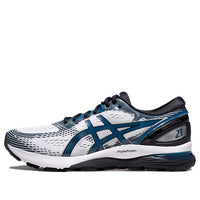 ASICS Gel-Nimbus 21 2E Wide 'White Deep Sapphire' 1011A172-100