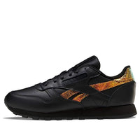 (WMNS) Reebok Classic Leather 'Black Yellow' FW6164