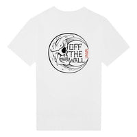 (WMNS) Vans Back Skeleton Printing Short Sleeve White VN0A4BRKWHT