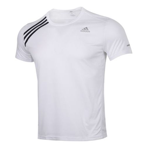 adidas Run It 3-Stripes Tee 'White' FK1592