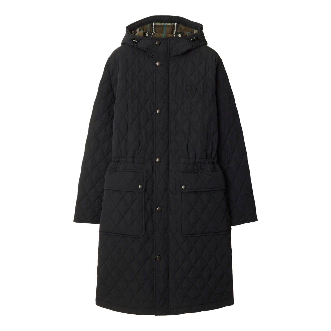 (WMNS) Burberry 25 Quilted Nylon Hooded Coat 'Black' 81103251