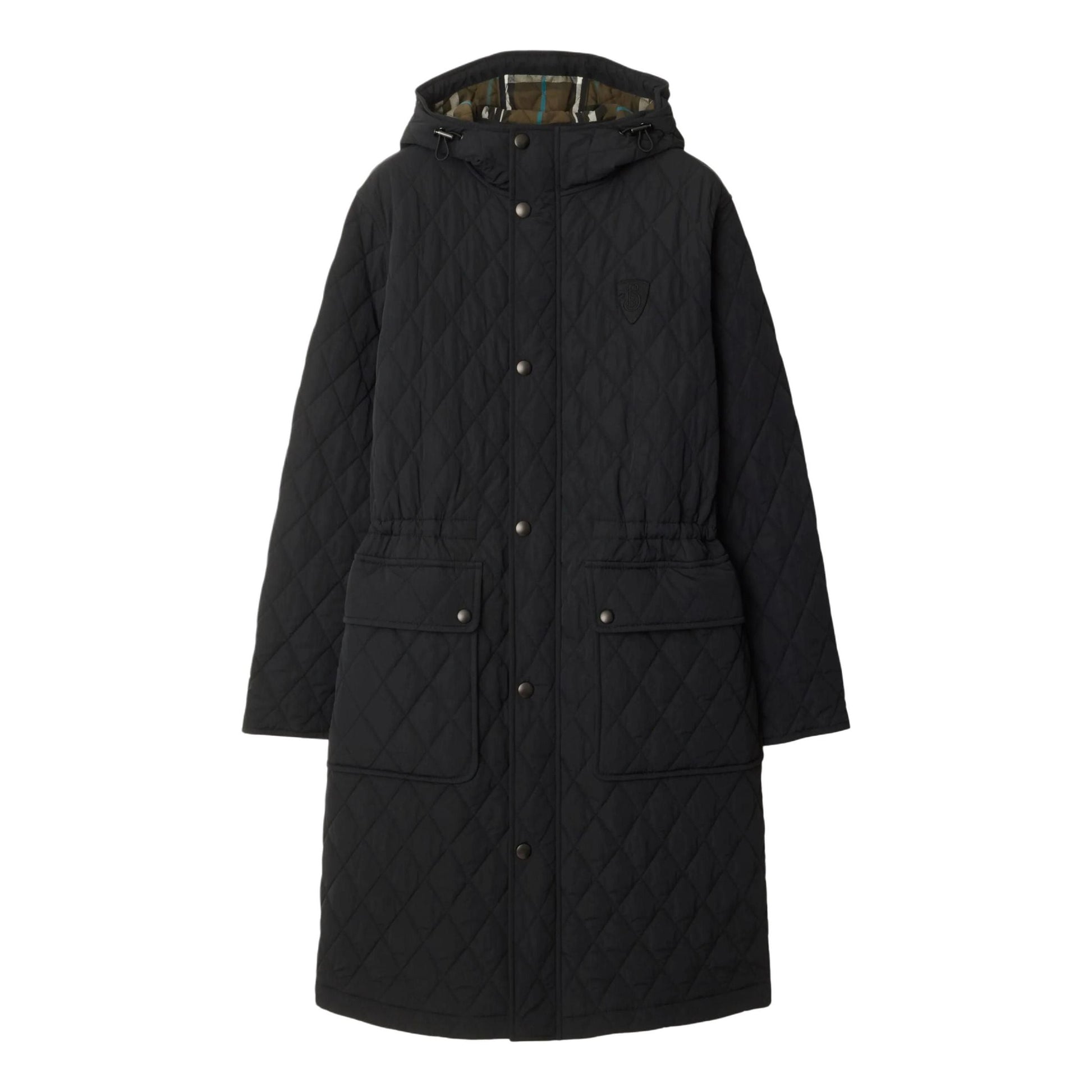(WMNS) Burberry 25 Quilted Nylon Hooded Coat 'Black' 81103251