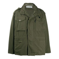 Off-White FW20 Arrow Logo Sports Coat Men's Green OMEL012E20FAB0025610