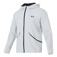 Under Armour Unstoppable Woven Jacket 'Halo Gray Black' 6014621-014