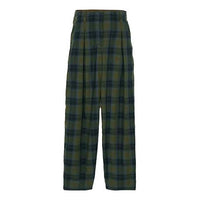 (WMNS) Timberland Plaid Print Pants 'Olive Green Blue' A6RZW-302