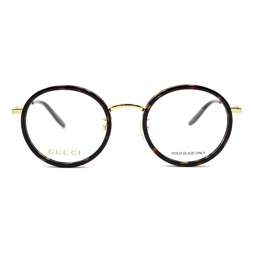 Gucci Bamboo Series Mother Standard Optical Glasses Rose-Gold GG0679OA-002
