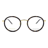 Gucci Bamboo Series Mother Standard Optical Glasses Rose-Gold GG0679OA-002
