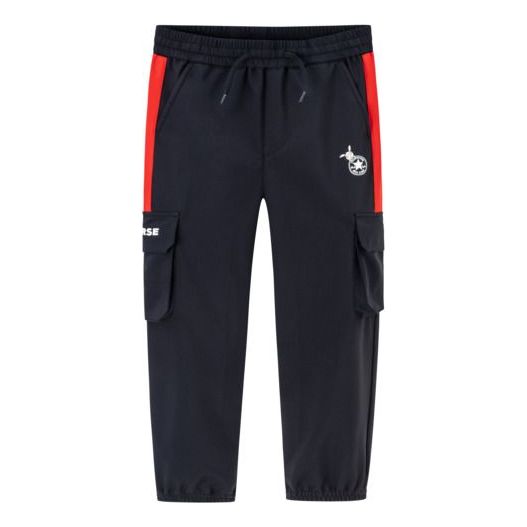 (PS) Converse Casual Long Pants Asia Sizing 'Black Red' CV2312135GS-001